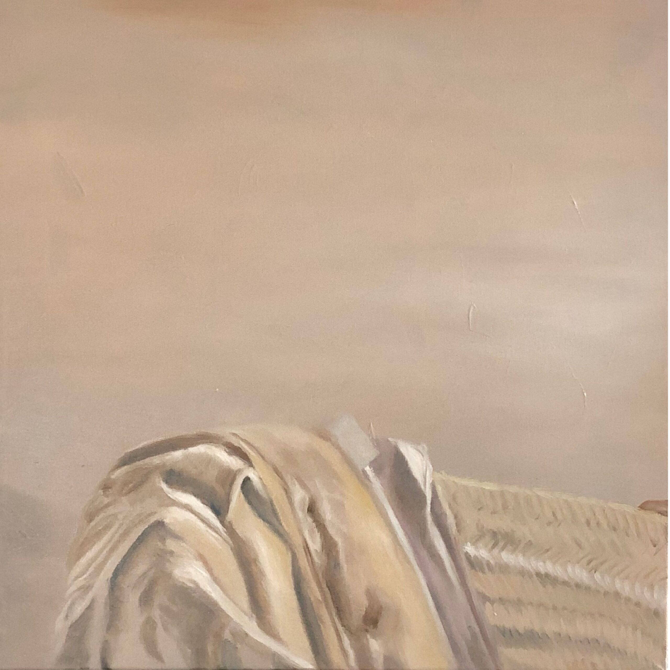 Nude, 60x60, oil on canvas, Brit Windahl 2019