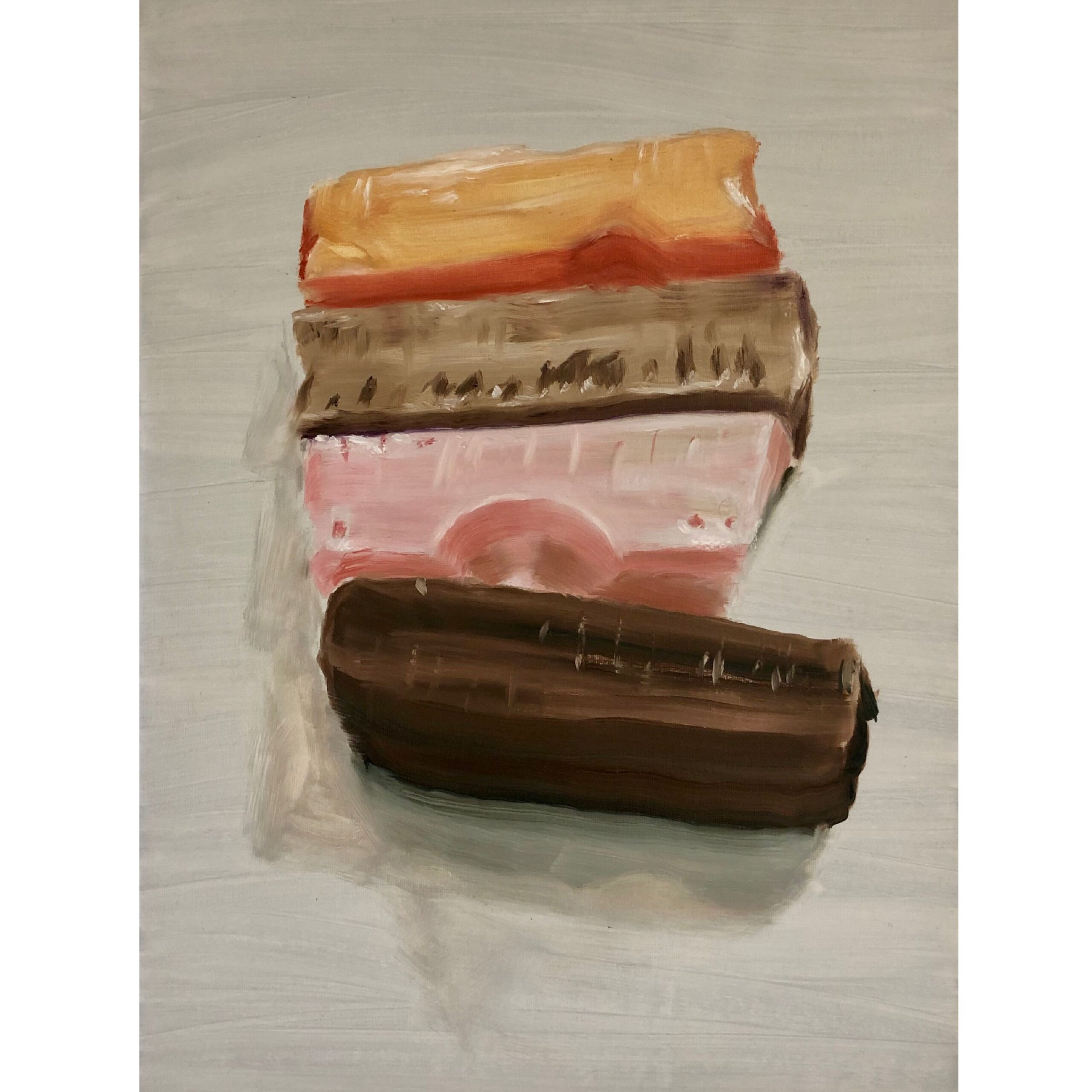 Candy Poetry I, 40x30, oil on canvas, Brit Windahl 2018