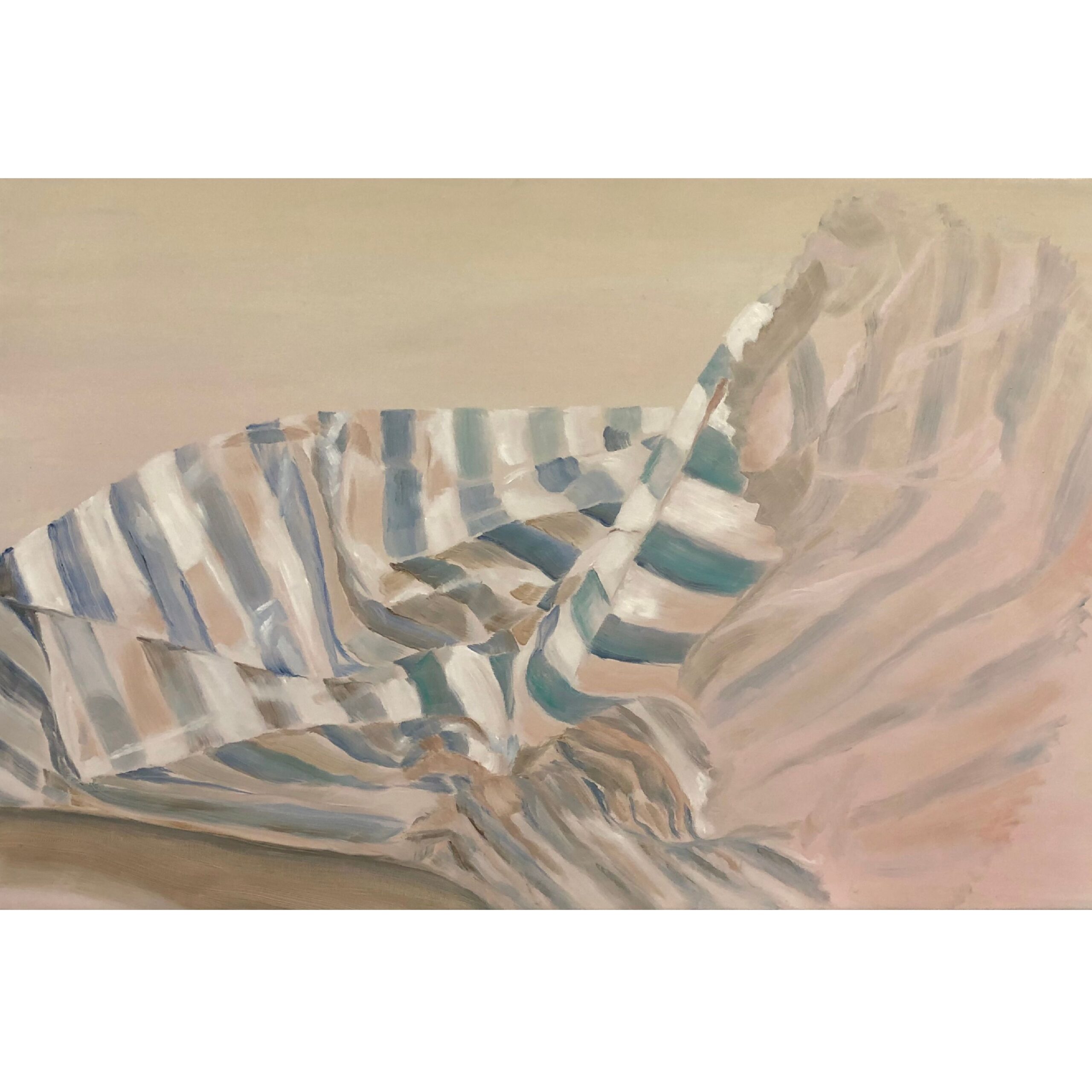 Solitaire, 50x75, oil on canvas, Brit Windahl 2018